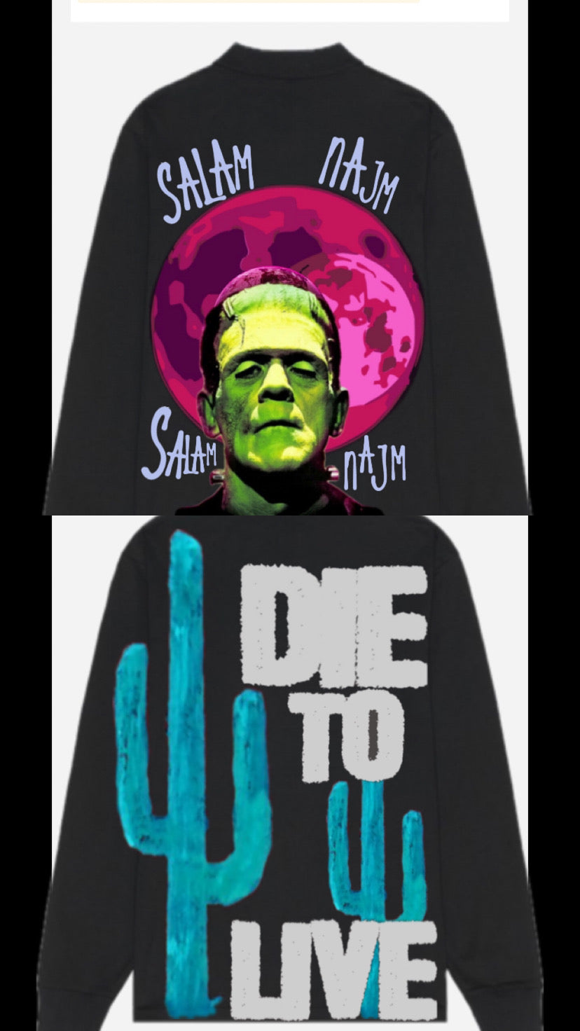 Frankenstein long sleeve DIE TO LIVE